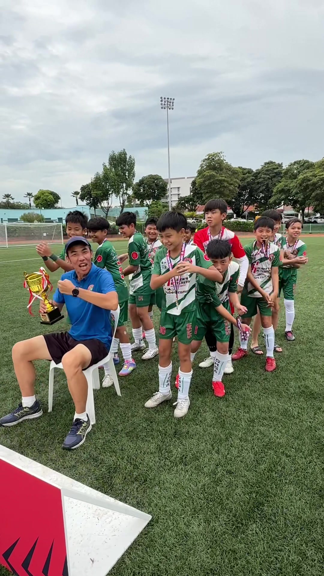 Aura farming till become champions of the SYL U12 Integrity Cup